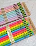 Engraved Pencils - SPECIALTY COLORS: NEON/PASTEL