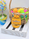 *PERSONALIZED* Easter Egg Tags