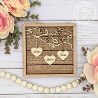 Hanging Hearts Sign