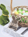 *PERSONALIZED* Rattan Bunny Tags