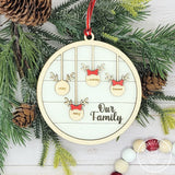 Reindeer Family Ornaments