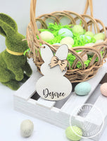 *PERSONALIZED* Rustic Bunny Tags