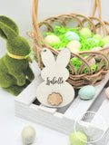 *PERSONALIZED* Rustic Bunny Tags
