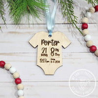 Onesie Baby Ornament